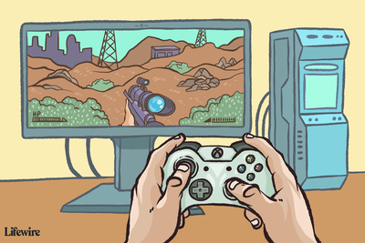 Εικόνα που δείχνει κάποιον να παίζει Fallout με χειριστήριο Xbox