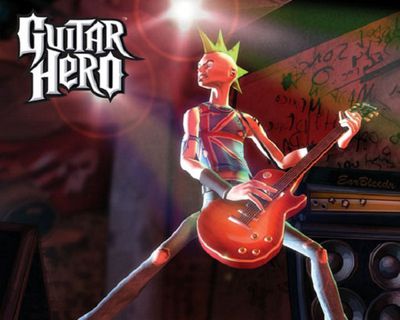 Χαρακτήρας που παίζει κιθάρα στο Guitar Hero για το PS2