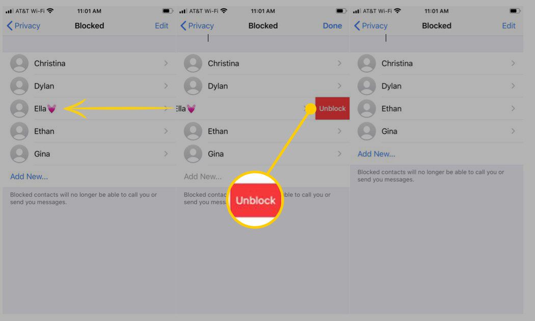 Κατάργηση αποκλεισμού επαφής στο WhatsApp