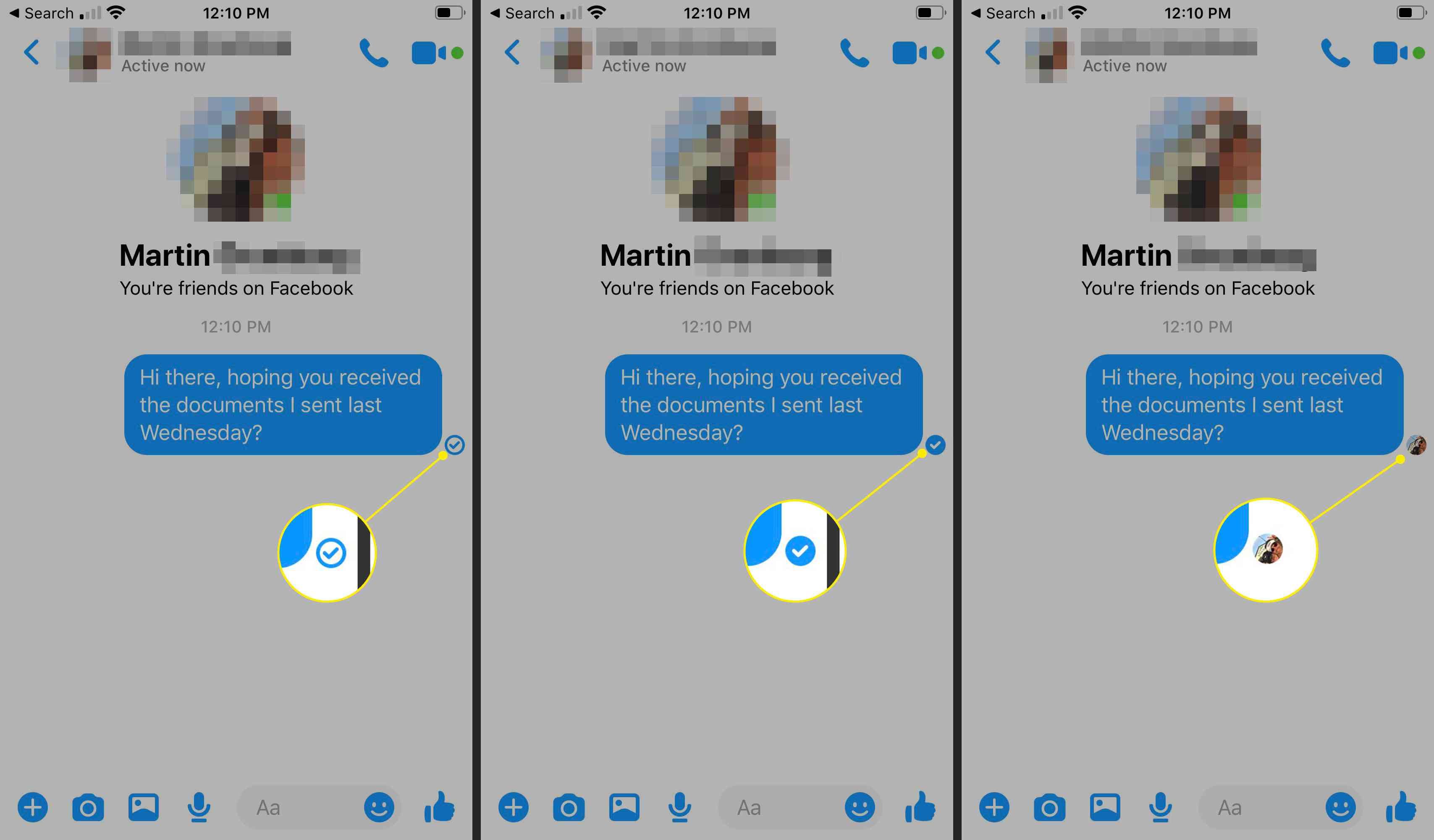 Διαβάστε τους δείκτες στο Facebook Messenger