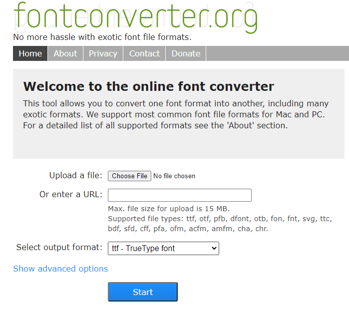 FontConverter.org